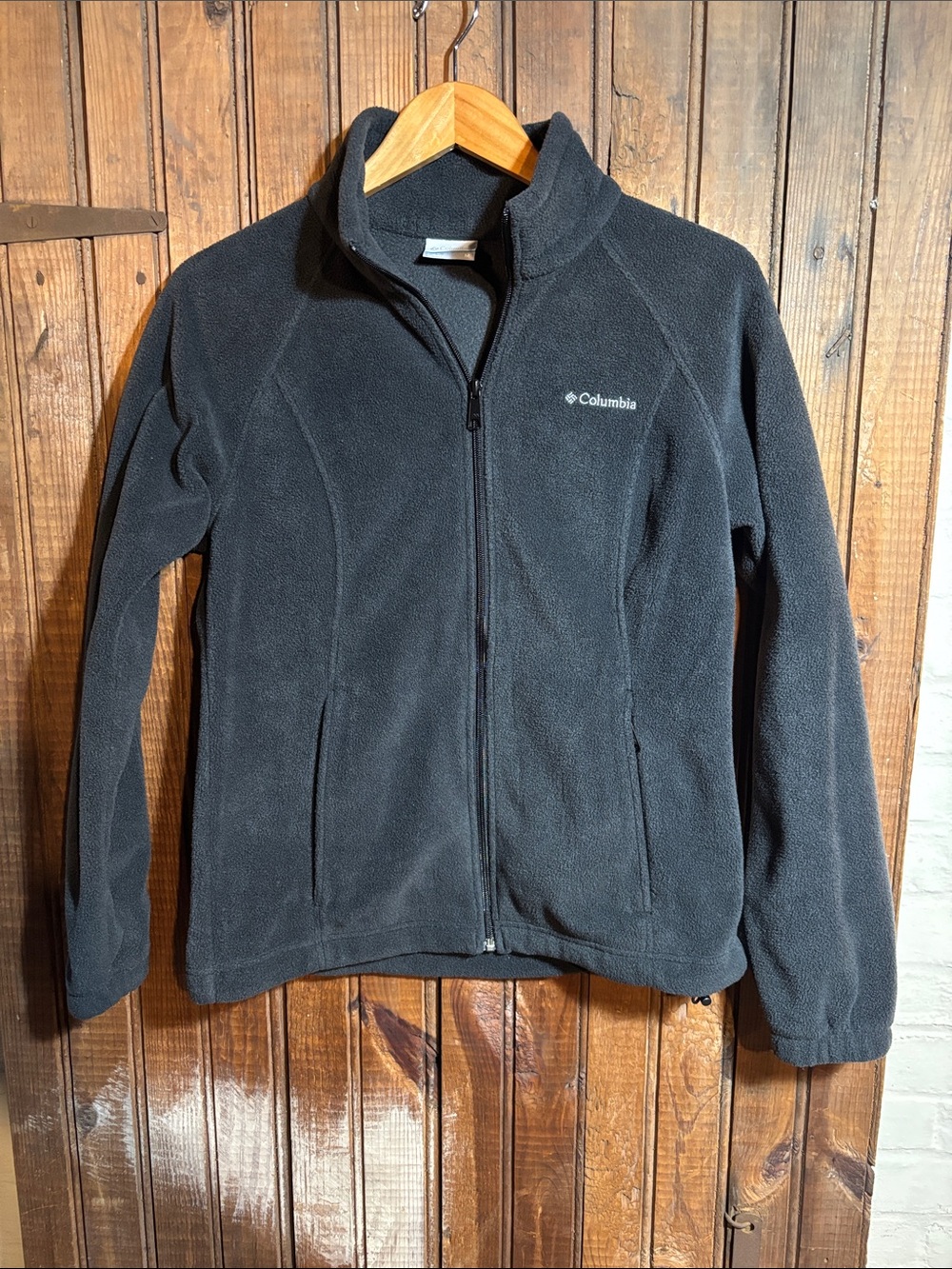 Columbia Black Fleece Jacket - Full Zip